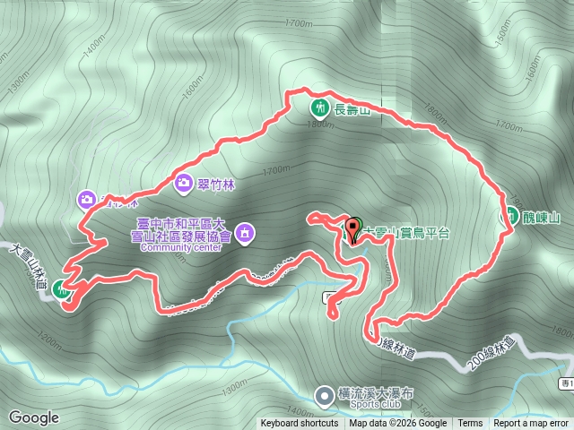 醜崠山.長壽山O遶