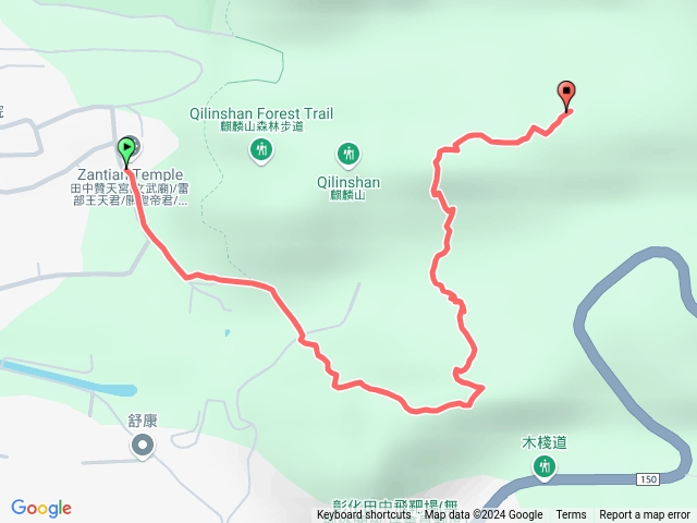 0K起登-竹風平台-山叉山-猴板凳-相思台-0.1K下登出