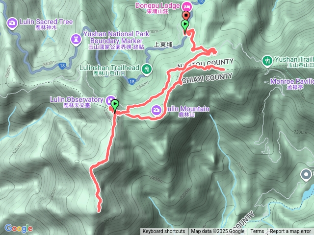 塔塔加五峰連走