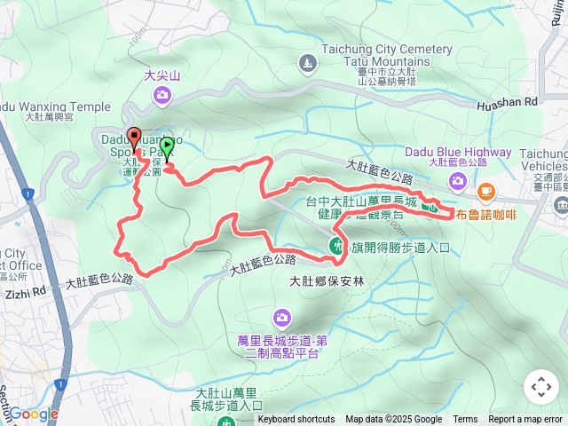 大肚環保公園-萬里長城