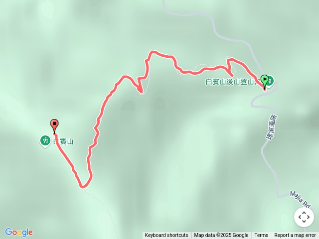 白賓山後山上山