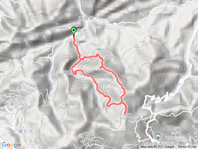 南勢坑古道+司公髻尾山+九芎坑山O型