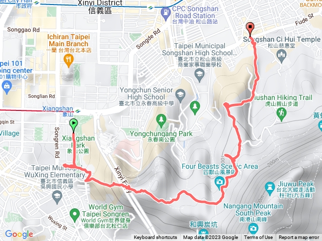 四獸山縱走（缺獅山）