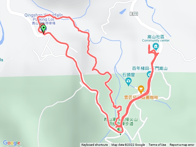 青山瀑布 百年古圳