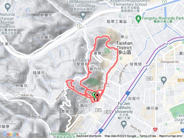 20230114瓊仔湖山主北峰-尖凍山-山腳頂山