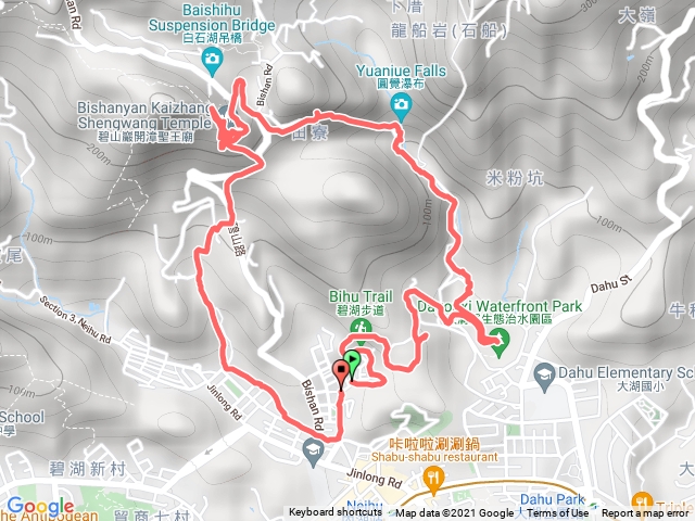 2021-0328碧湖步道~大溝溪~碧山巖O型
