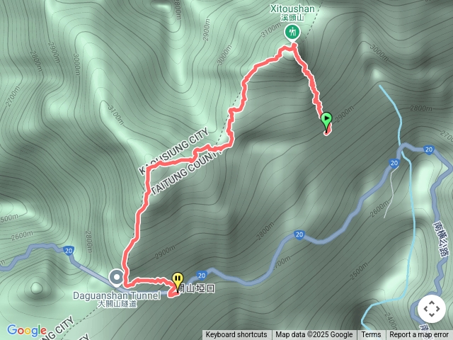 溪頭縱走關山嶺山