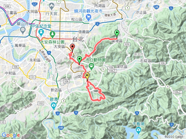 台北大縱走南段