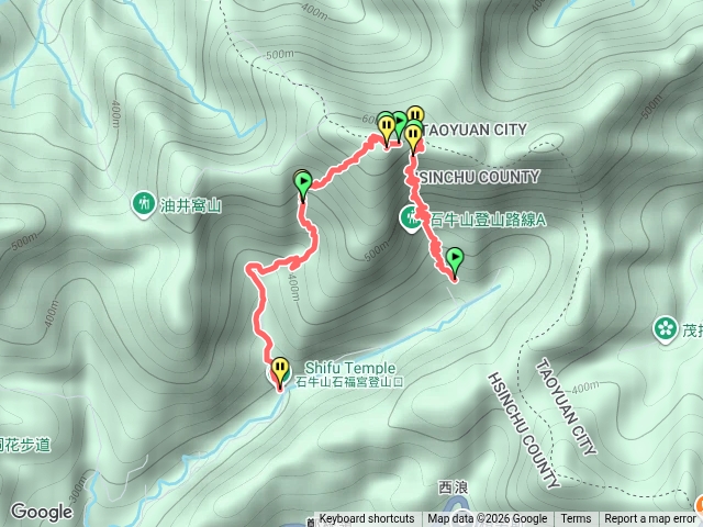 石牛山軌跡圖預覽圖