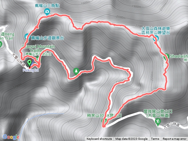 鳶嘴山-稍來山