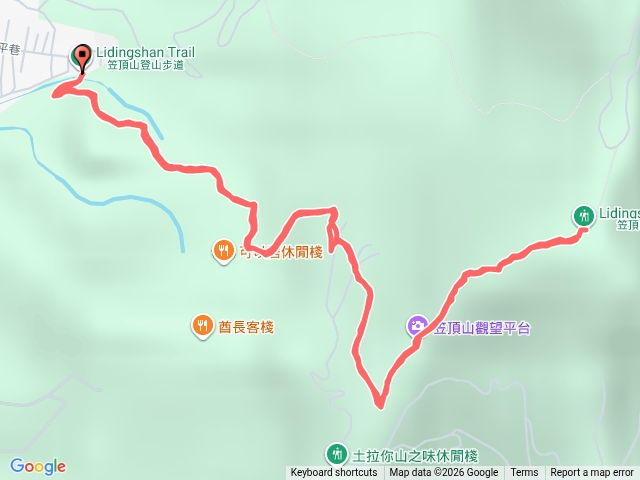 笠頂山3號登山口