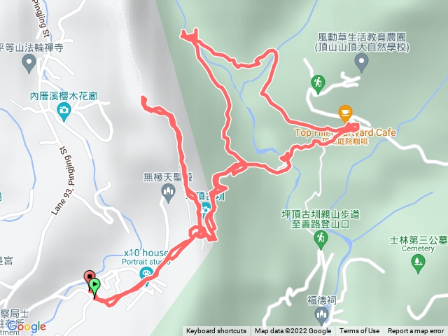 新圳頭山-,瑪礁古道-坪頂古圳