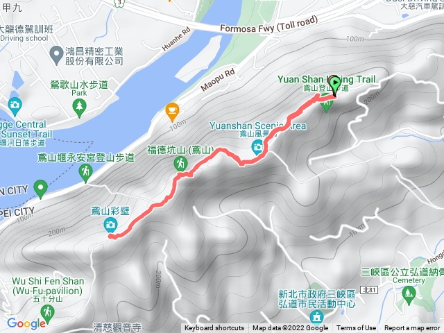 鳶山岩-鳶山(三角點)-彩壁