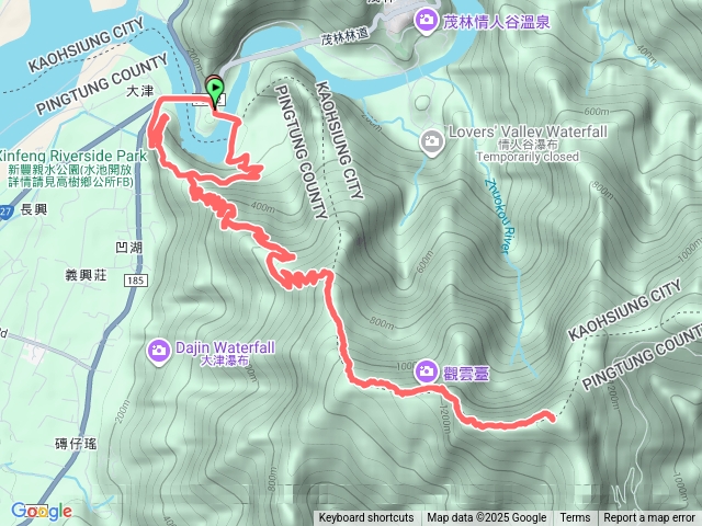 114.09.14高雄茂林-尾寮山（布魯布沙吊橋進→西側登山口出）