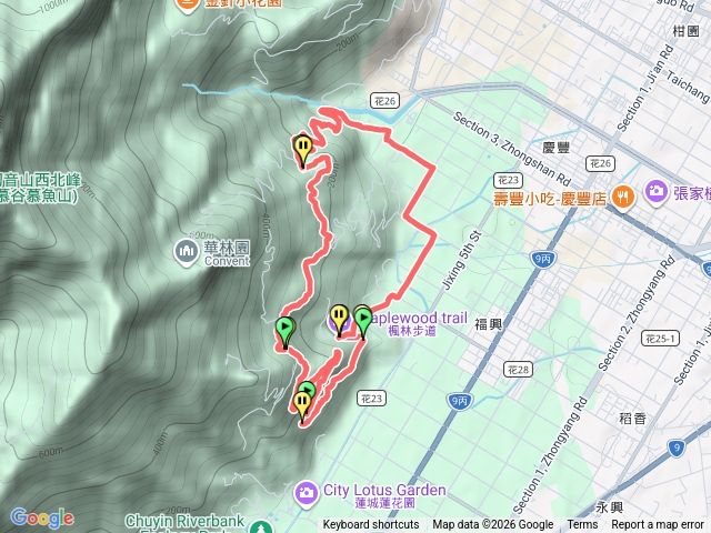 花蓮  楓林步道