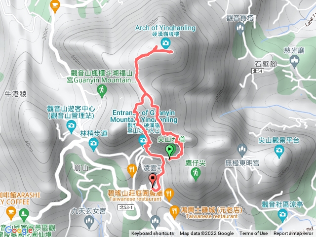 攀岩路段