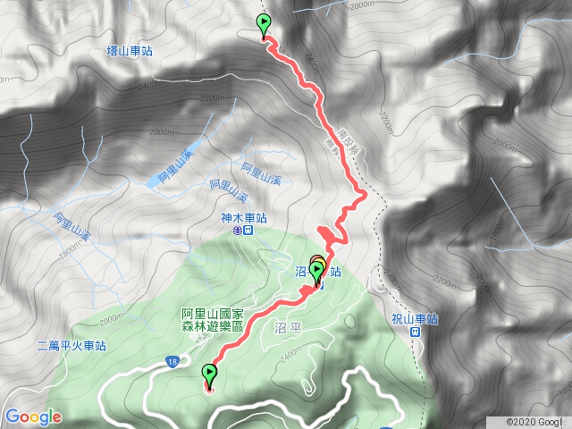 塔山、沼平、水山巨木、櫻之道