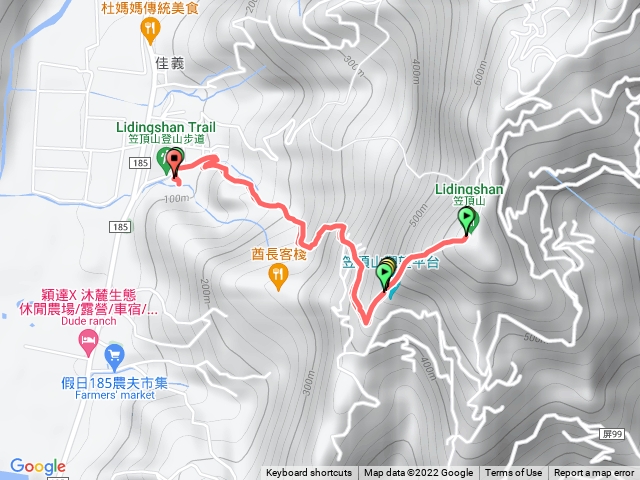 笠頂山登山步道