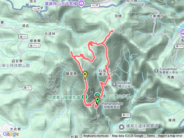 阿拔泉四連峰o型走預覽圖