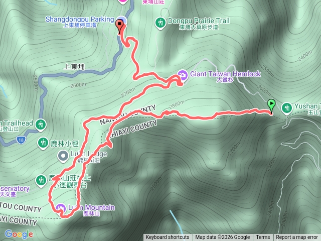 排雲管制站、麟趾山、鹿林山O型預覽圖