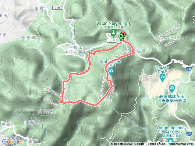 二子坪-大屯山西峰南峰