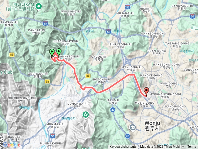 韓國江原道原州小金剛山