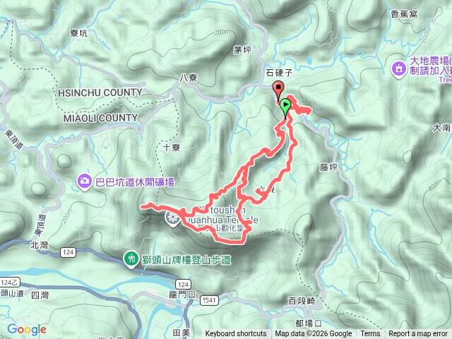 新竹峨眉獅頭山步道群8自連走預覽圖