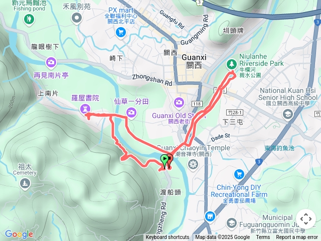 新竹關西鄉鎮古蹟微巡禮 : 渡南古道.羅屋書院.得月樓.兩百年茄苳樹.安東古橋.牛欄河河濱步道.親水公園預覽圖