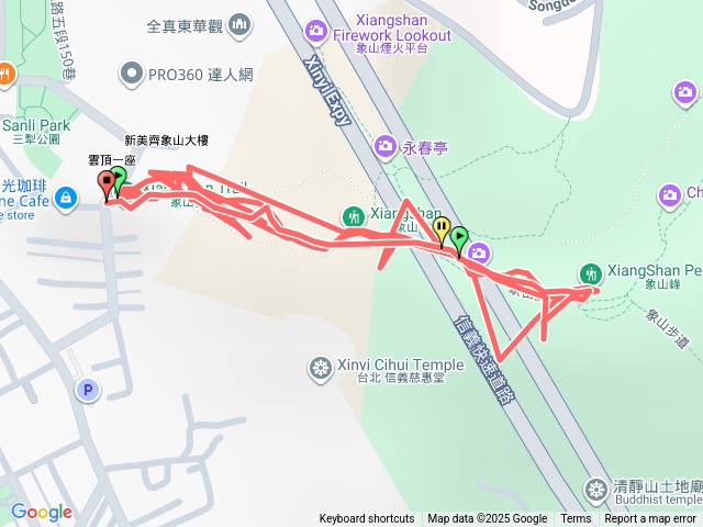 象山峯二進二出