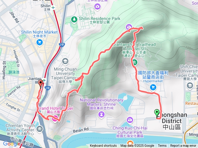 20250201通北街劍潭山劍潭站