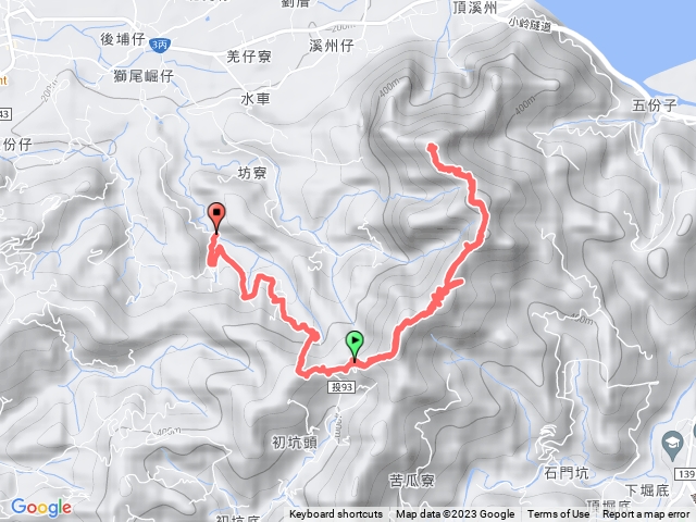 竹山八通關古道社寮段+陳東坑山+溪洲大山ｄ型走