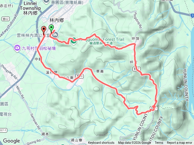 六115.06.07.龍過脈森林步道走南觸口山大O型環走（回程到全聯買冰啤酒）預覽圖