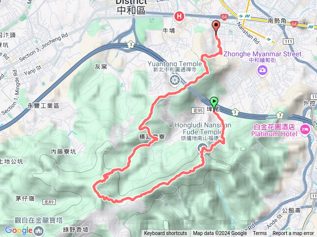 中和南勢角到圓通寺