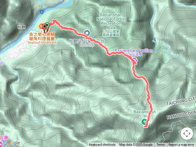 松鶴上八仙山
