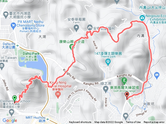 白鷺鷥山、康樂山暨明舉山連走