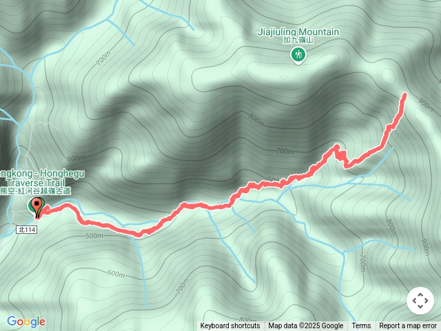 熊空紅河谷越嶺古道熊空段（十字鞍部折返）