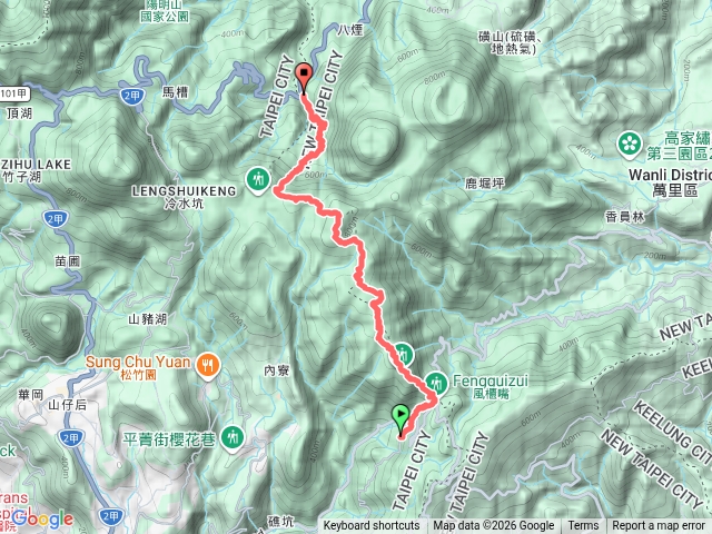 風擎步道，魚路古道預覽圖