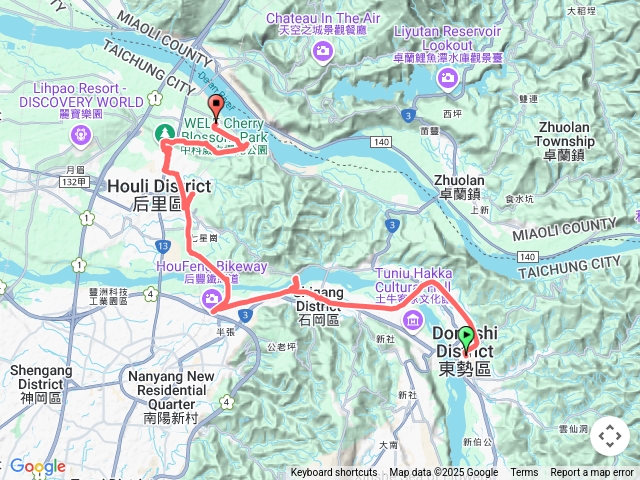 東豐后豐鐵馬道順遊中科及泰安櫻花