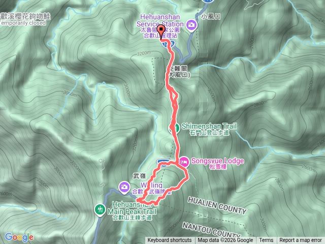 合歡東峰岩稜賞高山杜鵑預覽圖