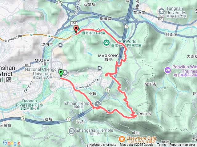 政大-指南宮-金頭山-猴山坑山