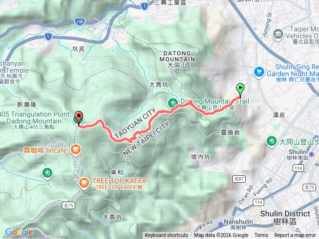 青龍嶺→大棟山預覽圖
