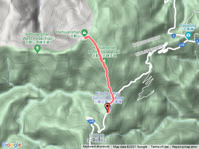 11/14 合歡山北峰