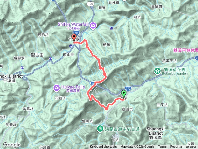 淡蘭古道中路第二段柑腳威惠廟到十分老街預覽圖