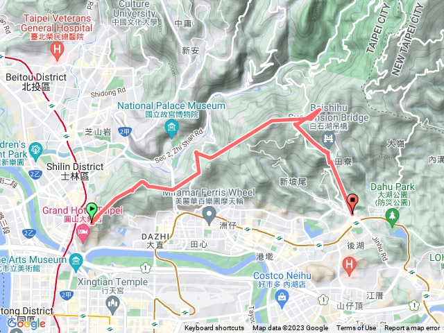 臺北大縱走第五段+大崙頭尾