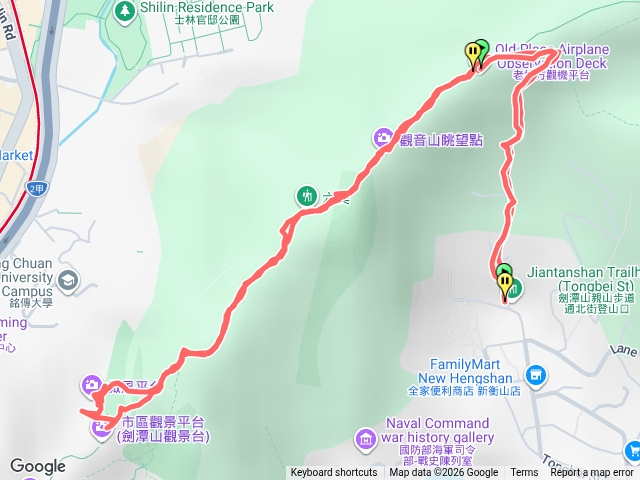 劍潭山通北登山口預覽圖