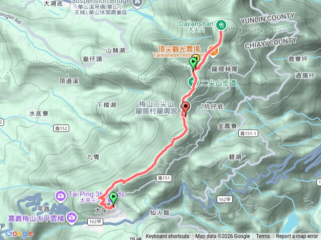 雲嘉五連峰
