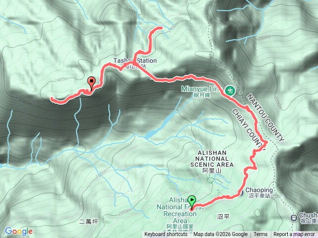 阿里山中塔山眠月線森鐵預覽圖