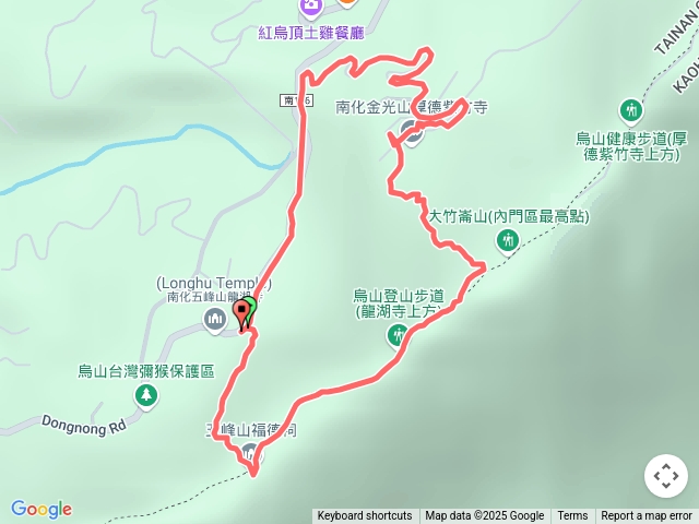 龍湖步道下切厚德紫竹寺O繞