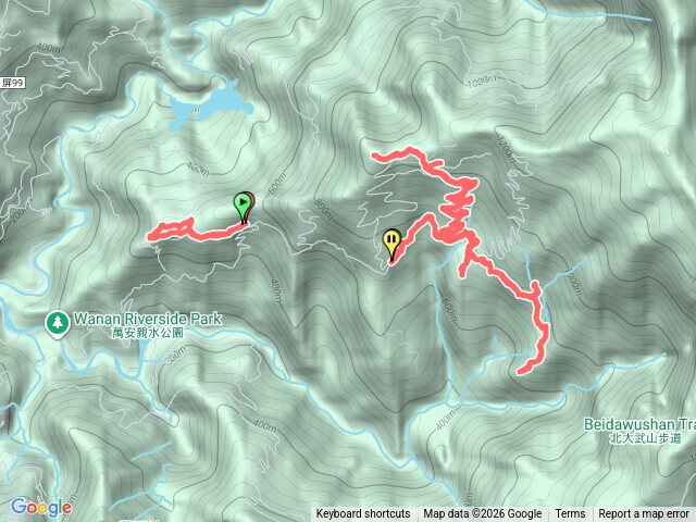 舊萬安部落 亞麻灣山 日湯真瀑布 日湯真西南峰