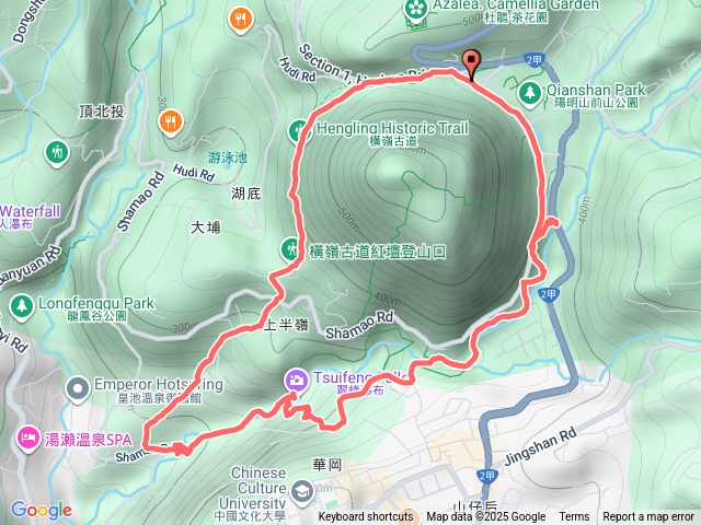 20251009 陽明山公車總站 紗帽路磺溪小徑 天母古道 猴洞圳古道 半嶺步道 橫嶺古道 O行
